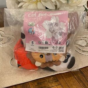 Cat Nip Toy Plush Set - Multi-Color Plush Animal Set